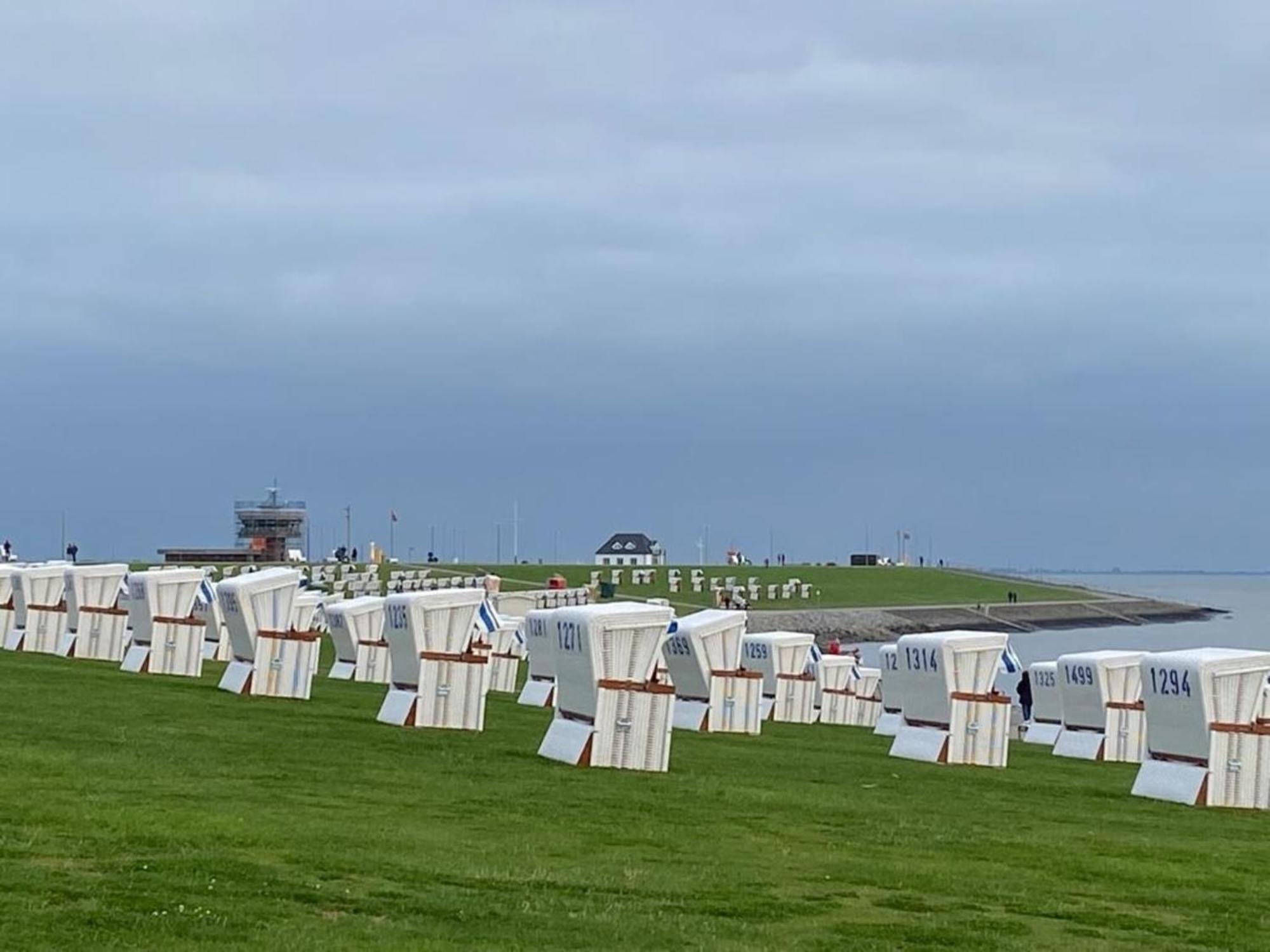 Strandkorb Buesum Exklusiv,Hafennaehe Dış mekan fotoğraf